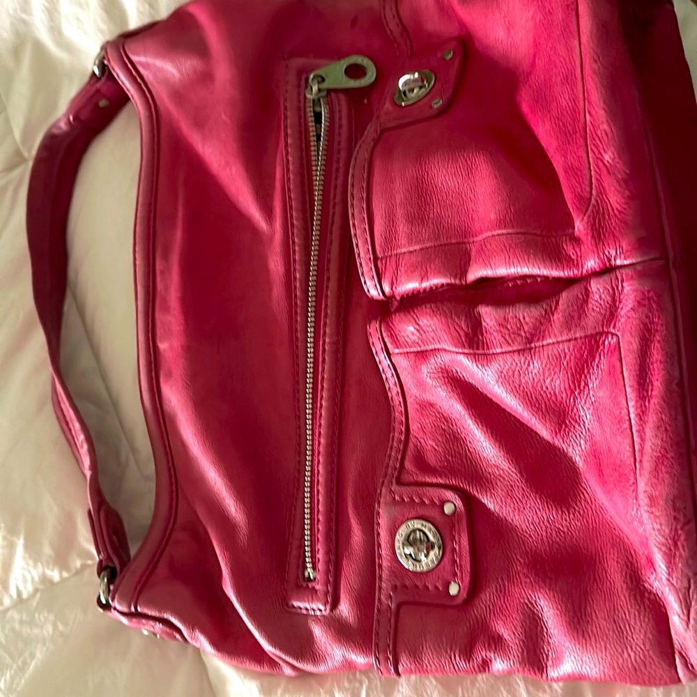 Vintage Mark Jacob’s; leather, pink. Hobo style